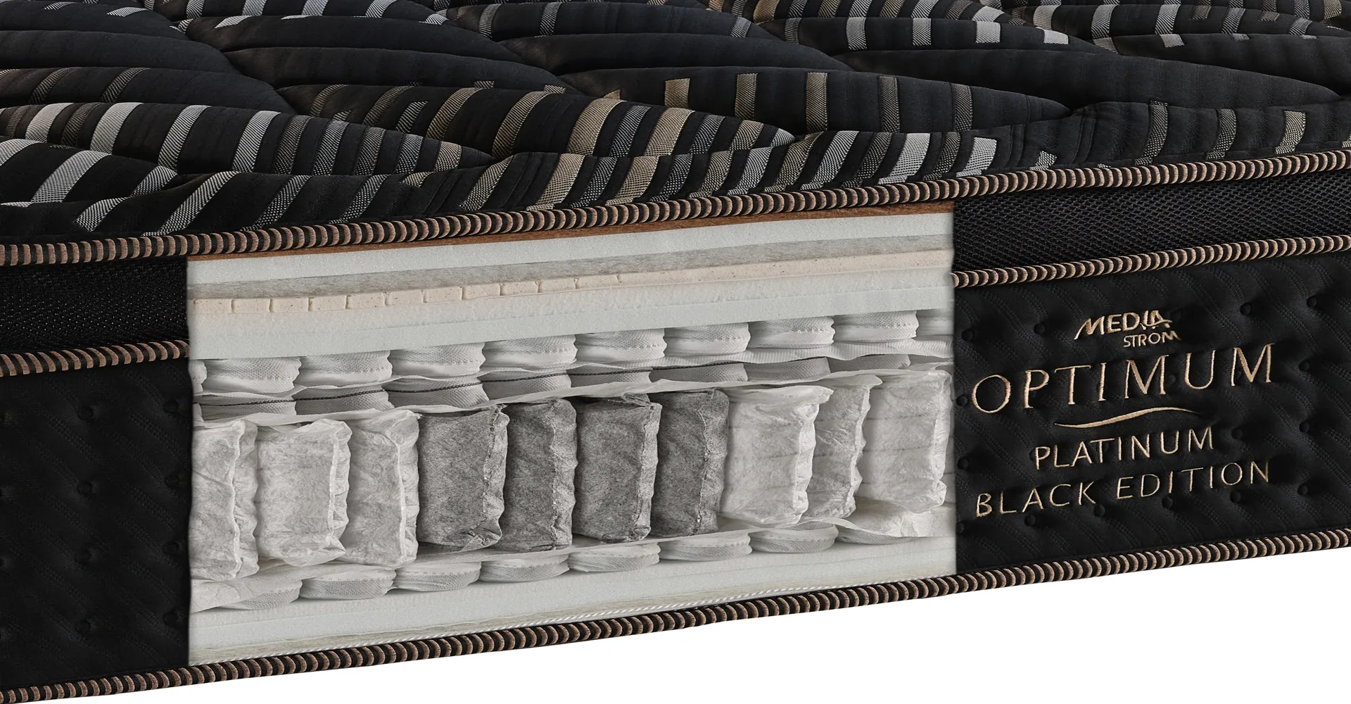 Στρώμα Optimum Platinum Black Edition