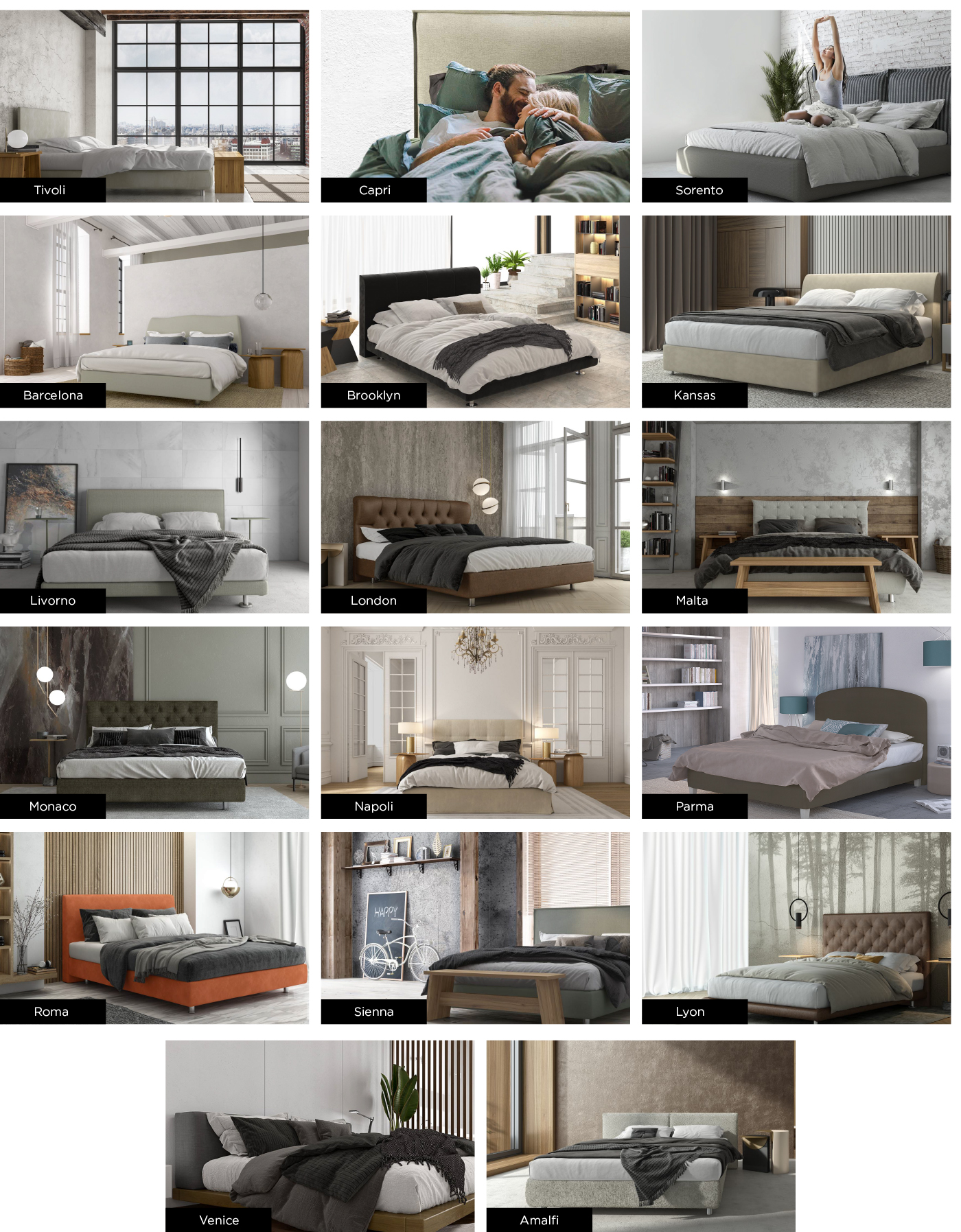 Η συλλογή με κρεβάτια της Media Strom