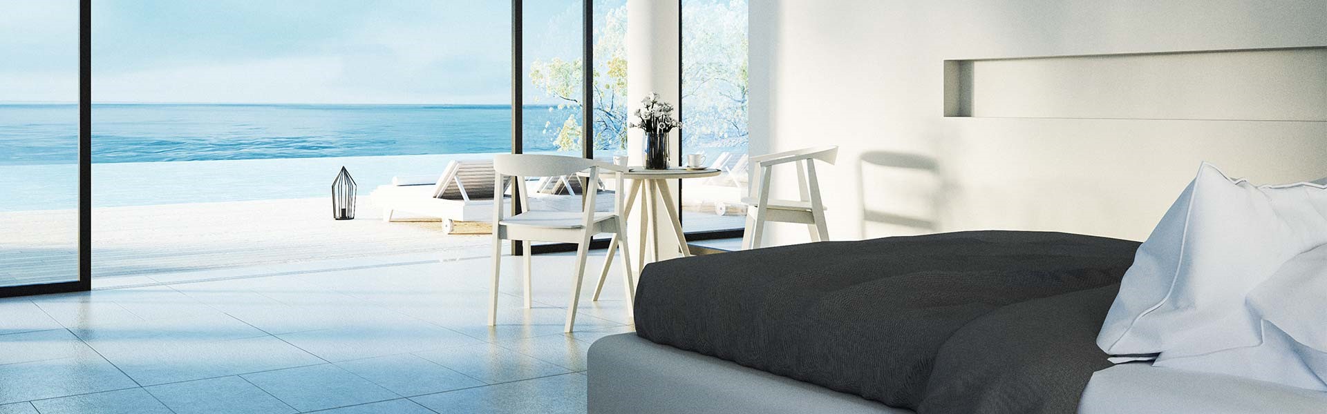 Bed seaview Media Strom